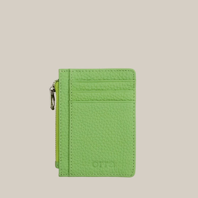 Pistachio Green – Elara 152 Small Zip Cardholder