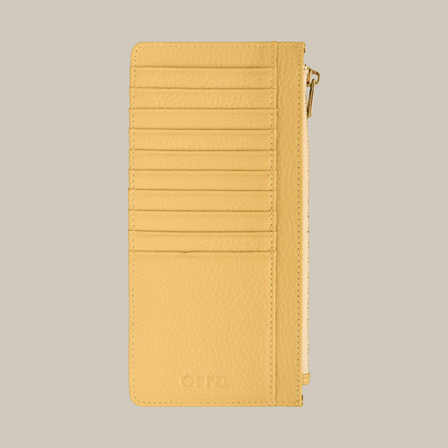 Butter Yellow – Elara 151 Large Zip Cardholder