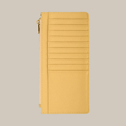 Butter Yellow – Elara 151 Large Zip Cardholder