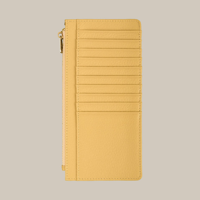 Butter Yellow – Elara 151 Large Zip Cardholder