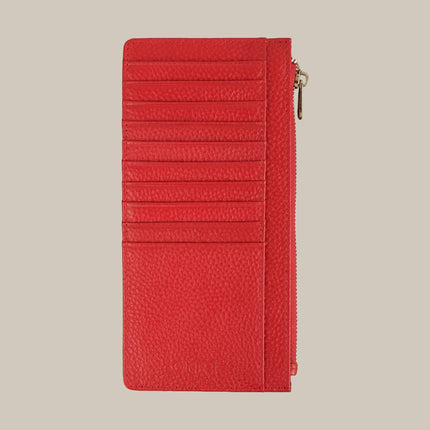 Red – Elara 151 Large Zip Cardholder