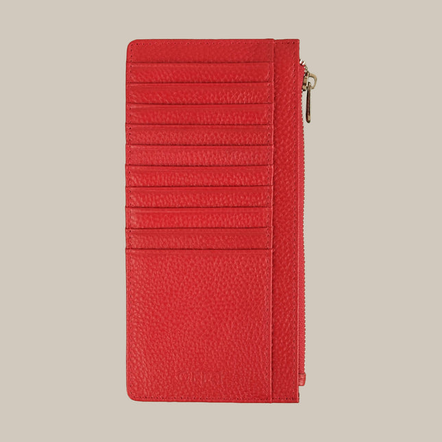 Red – Elara 151 Large Zip Cardholder