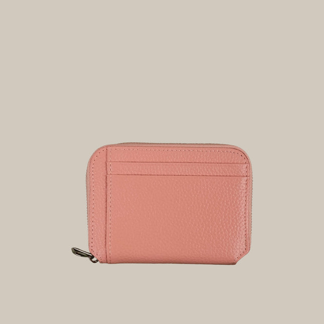 Pastel Pink - Noa 231 Small Zip Wallet