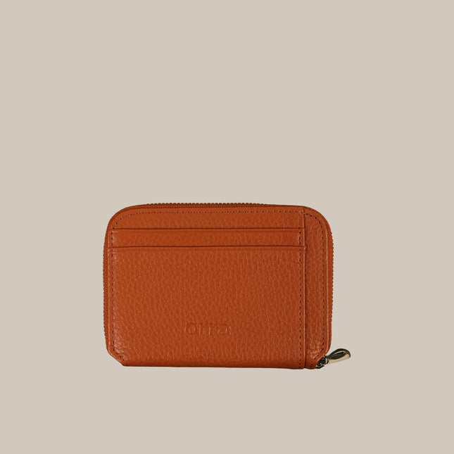 Tan - Noa 231 Small Zip Wallet