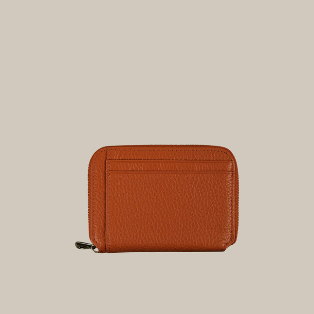 Tan - Noa 231 Small Zip Wallet