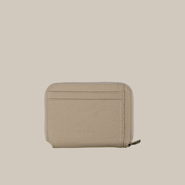 Taupe - Noa 231 Small Zip Wallet