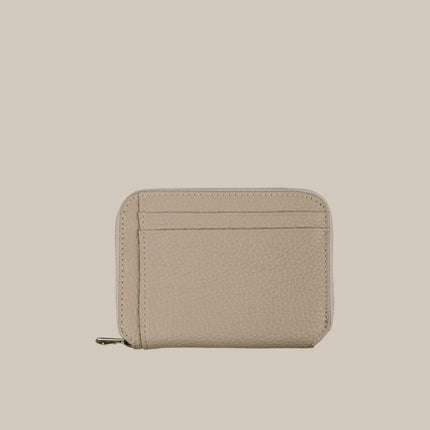 Taupe - Noa 231 Small Zip Wallet