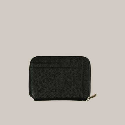 Black - Noa 231 Small Zip Wallet