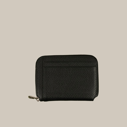 Black - Noa 231 Small Zip Wallet