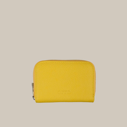 Lemon Yellow - Mila 161 Compact Zip Cardholder