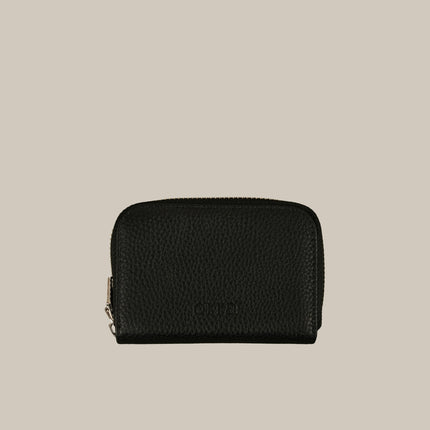 Black - Mila 161 Compact Zip Cardholder