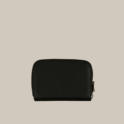 Black - Mila 161 Compact Zip Cardholder