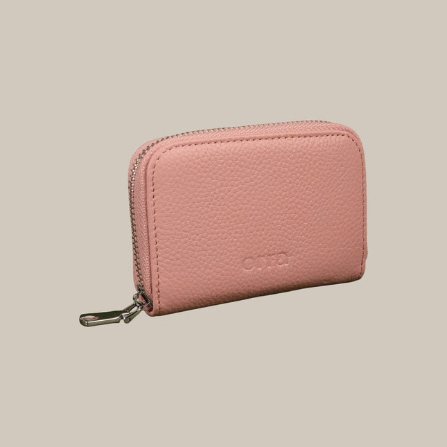 Pastel Pink - Mila 161 Compact Zip Cardholder