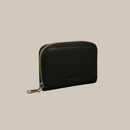 Black - Mila 161 Compact Zip Cardholder