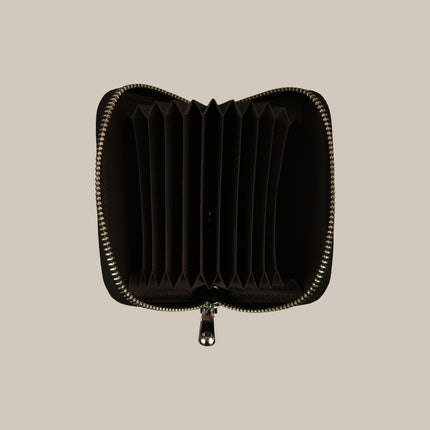 Black - Mila 161 Compact Zip Cardholder