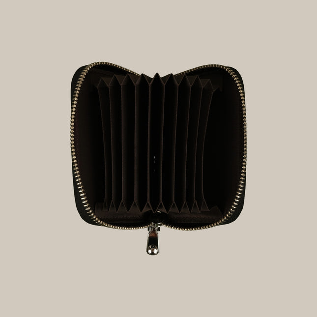 Black - Mila 161 Compact Zip Cardholder