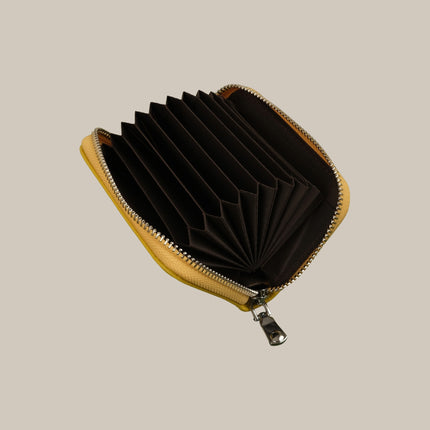 Lemon Yellow - Mila 161 Compact Zip Cardholder