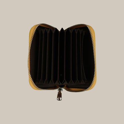 Lemon Yellow - Mila 161 Compact Zip Cardholder
