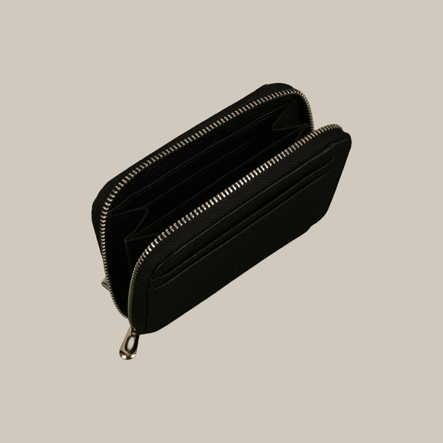 Black - Noa 231 Small Zip Wallet