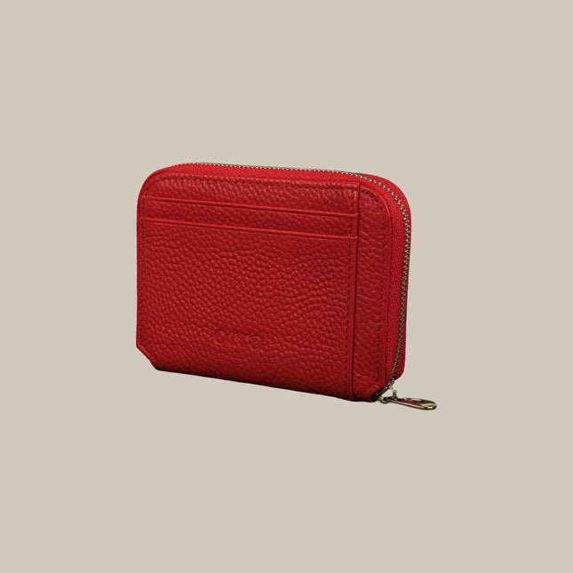 Red - Noa 231 Small Zip Wallet