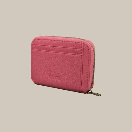 Pink - Noa 231 Small Zip Wallet