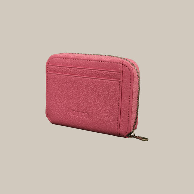 Pink - Noa 231 Small Zip Wallet