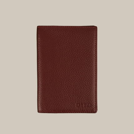 Burgundy - Lumi 342 Passport Holder