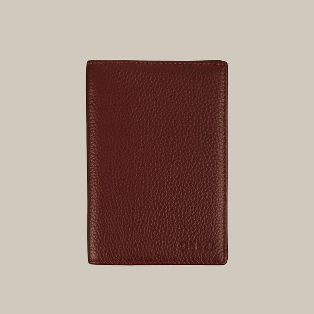 Burgundy - Lumi 342 Passport Holder
