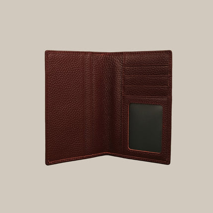 Burgundy - Lumi 342 Passport Holder