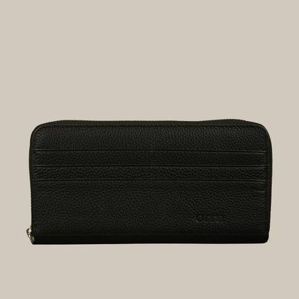 Black - Noa 251 Large Zip Wallet