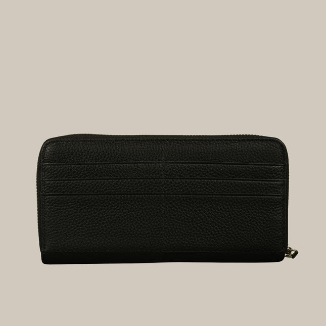 Black - Noa 251 Large Zip Wallet