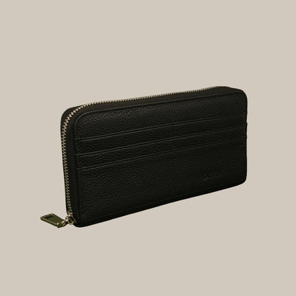 Black - Noa 251 Large Zip Wallet