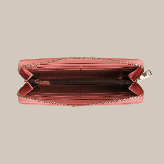 Pastel Pink - Noa 251 Large Zip Wallet