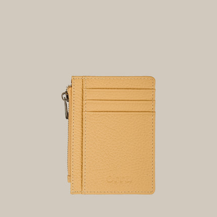 Butter Yellow – Elara 152 Small Zip Cardholder