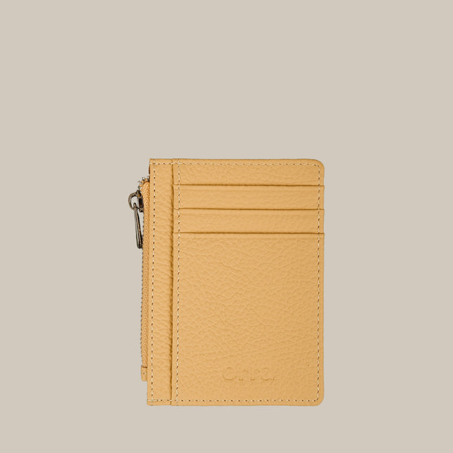 Butter Yellow – Elara 152 Small Zip Cardholder