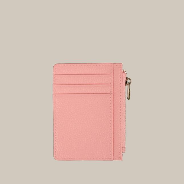 Pastel Pink – Elara 152 Small Zip Cardholder