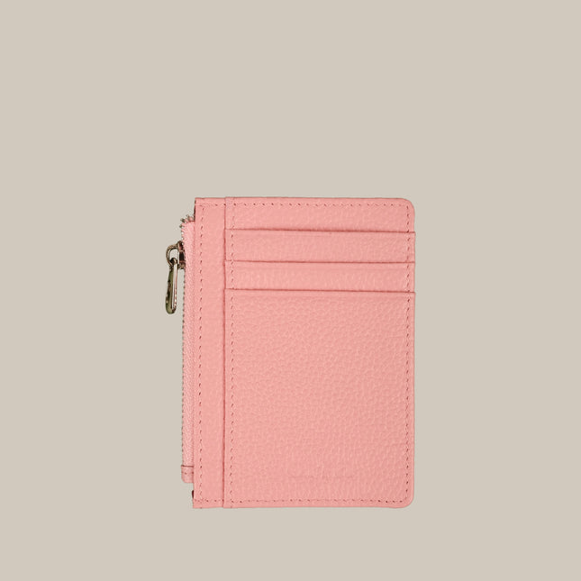 Pastel Pink – Elara 152 Small Zip Cardholder
