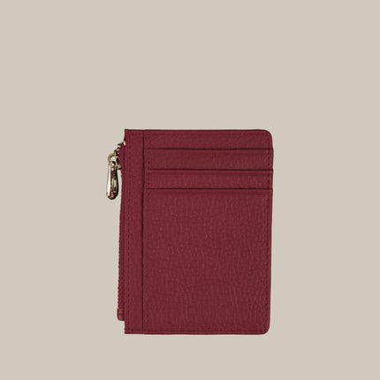 Burgundy – Elara 152 Small Zip Cardholder