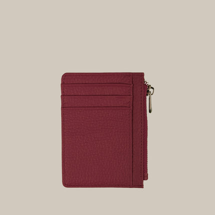 Burgundy – Elara 152 Small Zip Cardholder