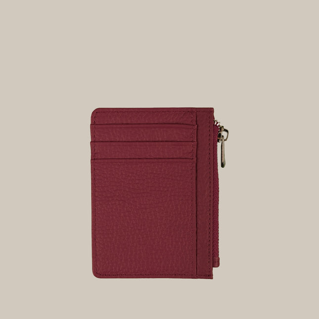 Burgundy – Elara 152 Small Zip Cardholder