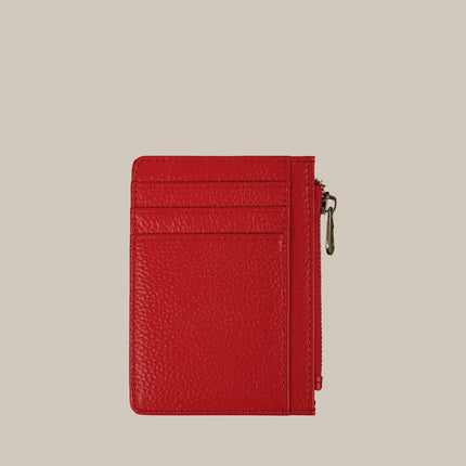 Red – Elara 152 Small Zip Cardholder
