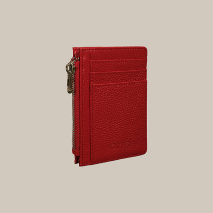 Red – Elara 152 Small Zip Cardholder