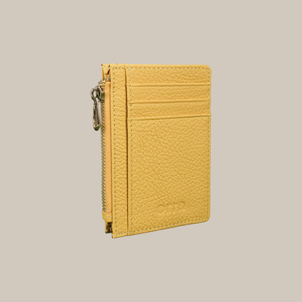 Butter Yellow – Elara 152 Small Zip Cardholder