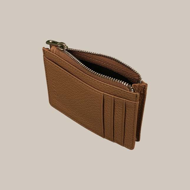 Chestnut – Elara 152 Small Zip Cardholder