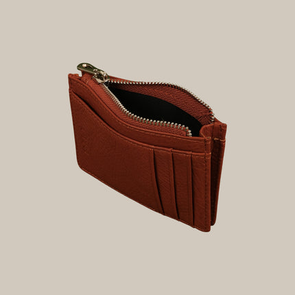 Brown – Elara 152 Small Zip Cardholder