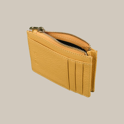 Butter Yellow – Elara 152 Small Zip Cardholder