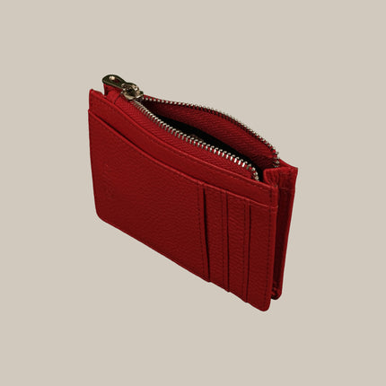 Burgundy – Elara 152 Small Zip Cardholder