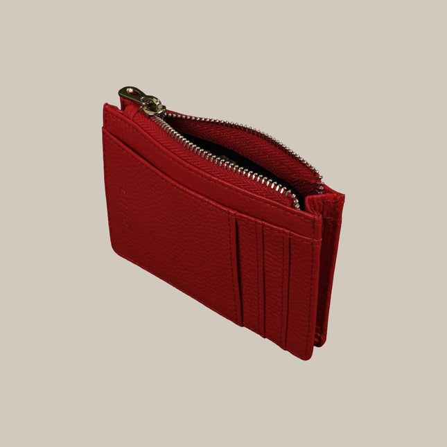 Burgundy – Elara 152 Small Zip Cardholder