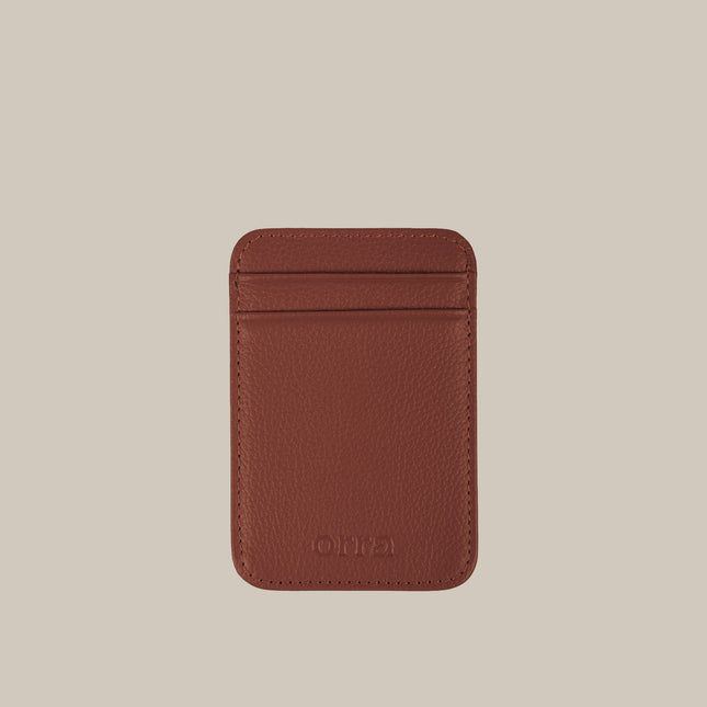 Tan - Vela 162 Ultra Slim Cardholder