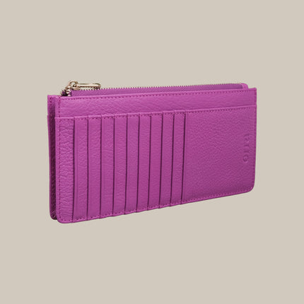 Lilac – Elara 151 Large Zip Cardholder